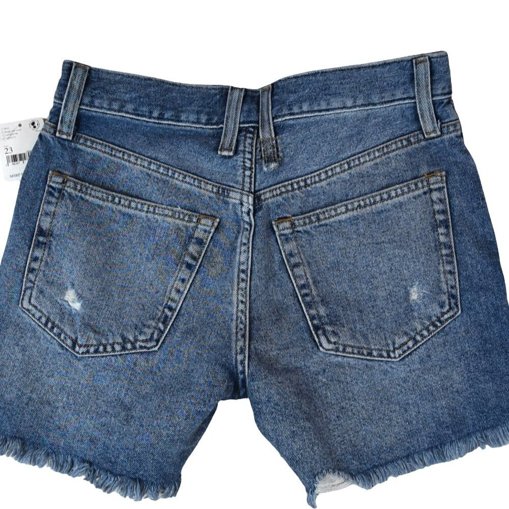 We The Free Distressed Cutoff Shorts Y2K Grunge Festival Denim NWT 23 - Picture 3 of 10